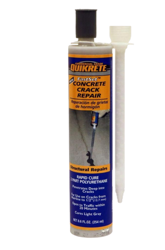 Quickrete FastSet Concrete Crack Repair 2