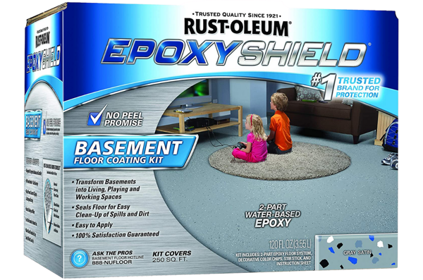 Rust-Oleum® EPOXYSHIELD® Basement Floor Coating Kit